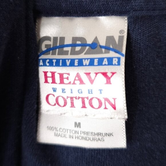 Vintage New England Patriots T Shirt Mens Size Medium Blue Y2K Tom Brady NFL - Picture 7 of 8